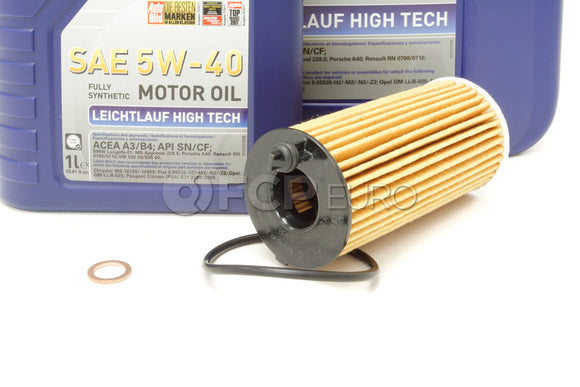 BMW 5W40 Oil Change Kit - Liqui Moly 11428575211KT2