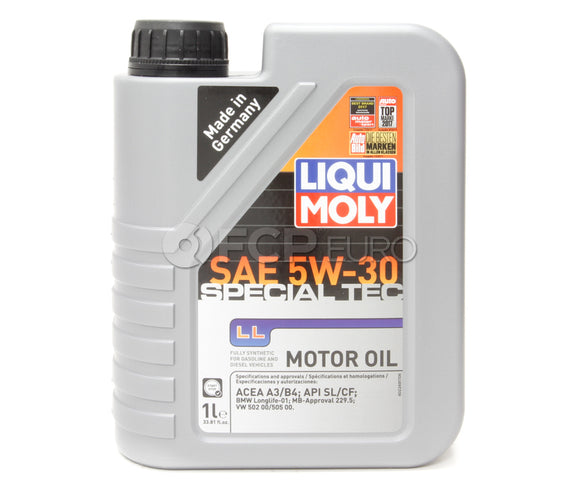 BMW 5W30 Oil Change Kit - Liqui Moly 11428575211KT1