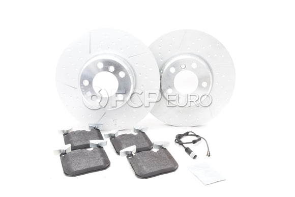 BMW Drilled and Slotted Brake Kit - Zimmermann 34106797602KTF2