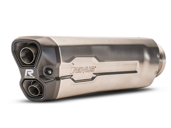 Remus 21+ KTM 1290 Super Adventure S Euro5 Remus 8 2.0 SS Matte w/ Carbon Heat Shield Race