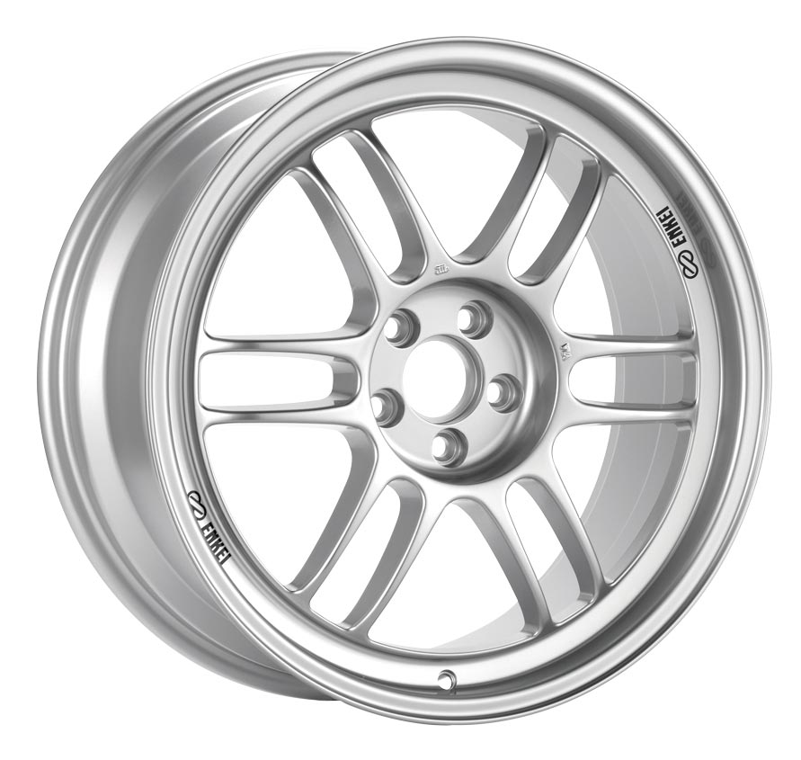 Enkei RPF1 15x7 4x100 41mm Offset 73mm Bore Silver Wheel Honda