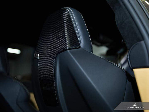 AutoTecknic Dry Carbon Seat Back Cover | BMW F91/F92/F93 M8