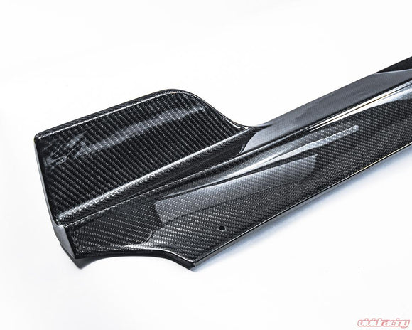 VR Aero Gloss Carbon Fiber Side Skirts Tesla Model 3 2018+