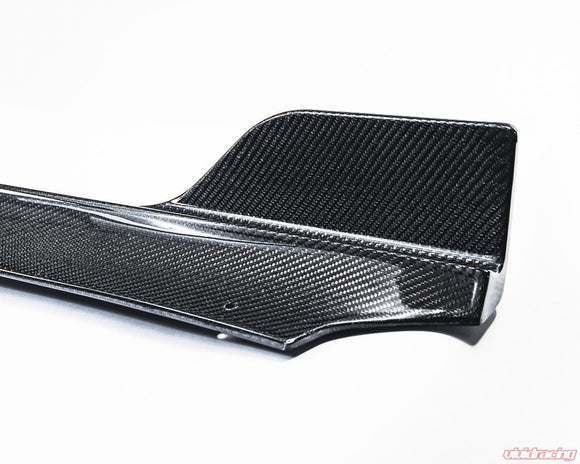 VR Aero Gloss Carbon Fiber Side Skirts Tesla Model 3 2018+