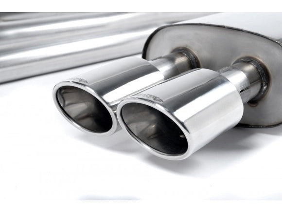 MILLTEK CAT-BACK NEW MINI MK2 2006 2014 NON-RESONATED (LOUDER). TWIN OVAL TAILPI