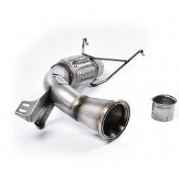 MILLTEK LARGE-BORE DOWNPIPE AND DE-CAT NEW MINI MK3 2014 2020 REQUIRES A STAGE 2
