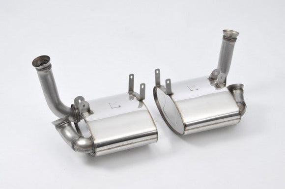 MILLTEK REAR SILENCER(S) PORSCHE 911 2004 2008 CUP VERSION (OFFERS A POWERFUL GT
