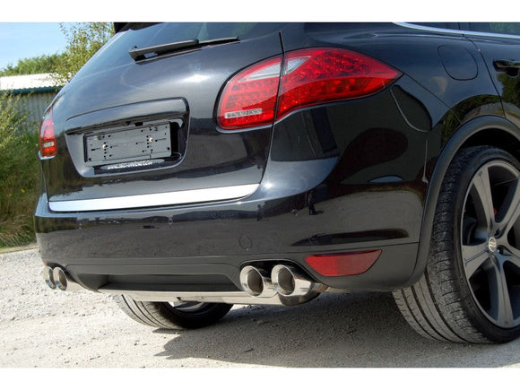 MILLTEK CAT-BACK PORSCHE CAYENNE 2010 2020 NON-RESONATED (LOUDER). CUP-STYLE