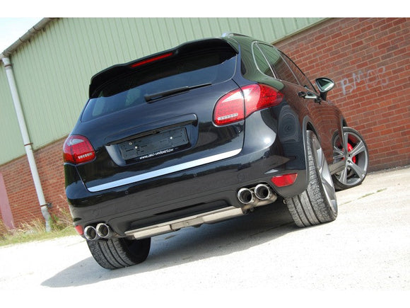MILLTEK CAT-BACK PORSCHE CAYENNE 2010 2020 NON-RESONATED (LOUDER). CUP-STYLE
