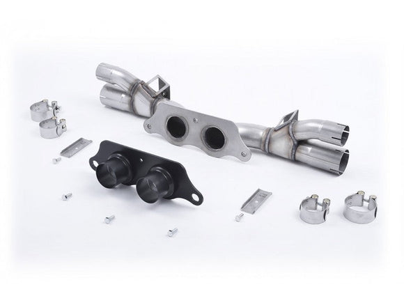 MILLTEK CAT-BACK PORSCHE 911 2013 2018 RE-USES OE PORSCHE TRIMS