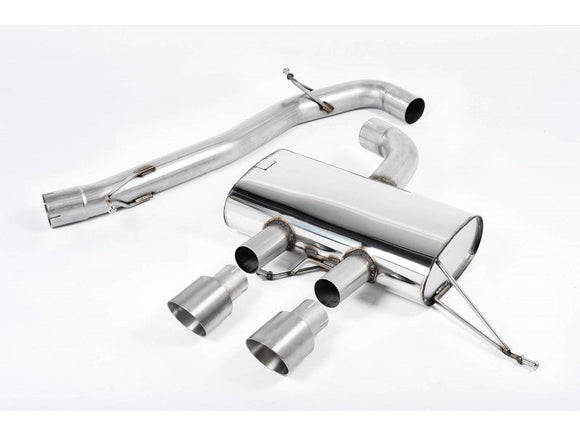 MILLTEK CAT-BACK VOLKSWAGEN GOLF 2009 2013 3-INCH RACE SYSTEM. NON-RESONATED (LO