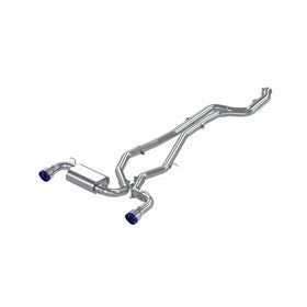 MBRP 2020+ Toyota Supra 3.0L T304 Stainless Steel, 3" Cat-Back Dual Rear Outlet, with Burnt End Tips