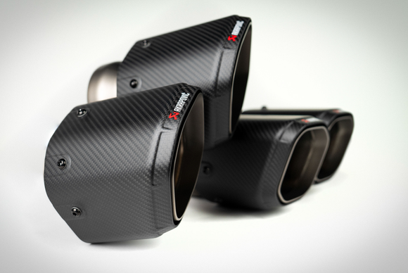 Akrapovic 2024+ BMW M5 (G90,G99) Hexagonal Carbon Fiber Tail Pipe Set