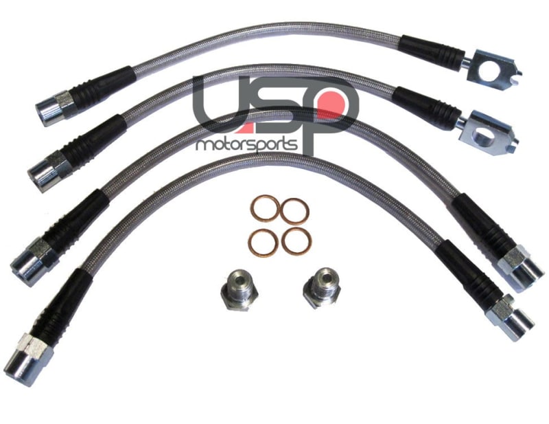 USP Stainless Steel Brake Line Kit- B6/B7 A4/S4 - 0