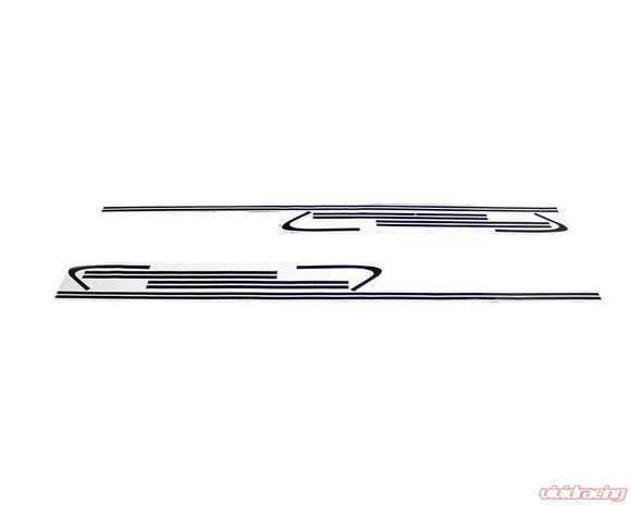 VR Aero Chrome Delete Vinyl Kit Gloss Black Porsche Taycan