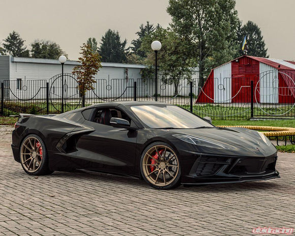 VR Forged D03 Wheel Package Corvette C8 20x9.5 21x12.5 Satin Bronze