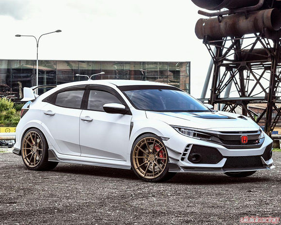 VR Forged D03-R Wheel Package Honda Civic Type-R 18x9.5 Satin Bronze