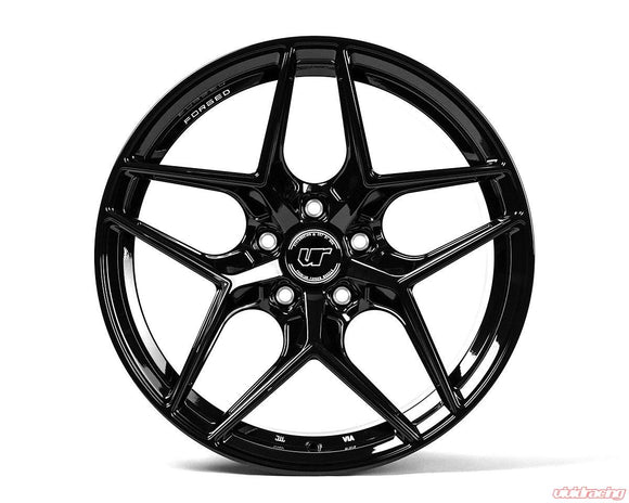 VR Forged D04 Wheel Package Ford Mustang S550 19x10 19x11 Gloss Black