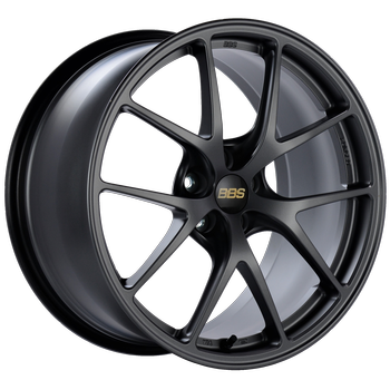 BBS RI-A 18x10.5 5x120 ET37 PFS Matte Graphite Wheel -82mm PFS/Clip Required