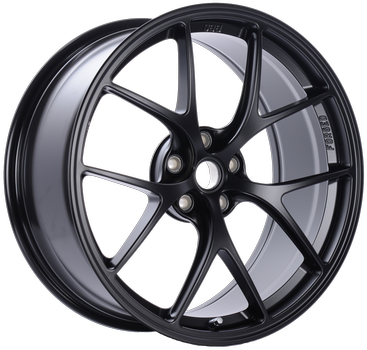 BBS FI 20x8.75 5x114.3 ET44 CB67 Black Satin Wheel -82mm PFS/Clip Req