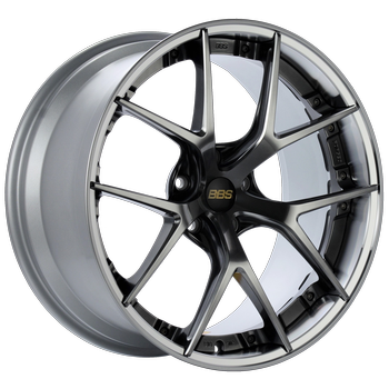 BBS RI-S 20x9 5x120 ET25 Diamond Black Center / Diamond Cut Lip Wheel -82mm PFS/Clip Required