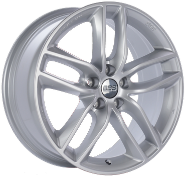 BBS SX 17x7.5 5x112 ET35 Sport Silver Wheel -82mm PFS/Clip Required