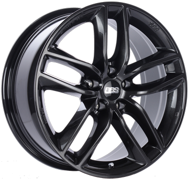 BBS SX 18x8 5x120 ET30 Crystal Black Wheel -82mm PFS/Clip Required