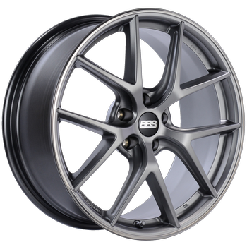 BBS CI-R 20x8.5 5x120 ET32 Platinum Silver Polished Rim Protector Wheel -82mm PFS/Clip Required