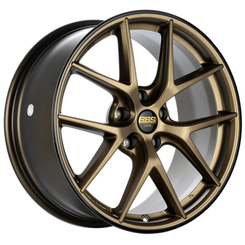 BBS CI-R 19x9.5 5x120 ET40 Bronze Polished Rim Protector Wheel -82mm PFS/Clip Required
