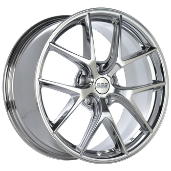 BBS CI-R 19x9 5x120 ET44 Ceramic Polished Rim Protector Wheel -82mm PFS/Clip Required