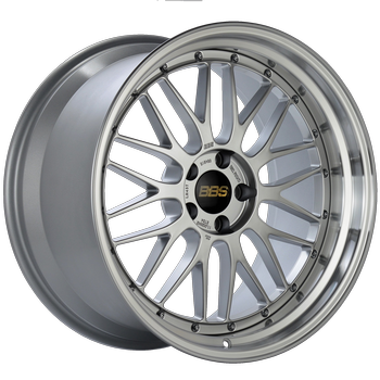 BBS LM 20x11 5x112 ET24 Diamond Silver Center / Diamond Cut Lip Wheel PFS/Clip Required