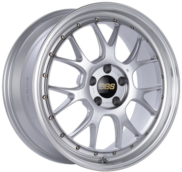 BBS LM-R 19x9.5 5x130 ET40 CB71.6 Diamond Silver Center Diamond Cut Lip Wheel