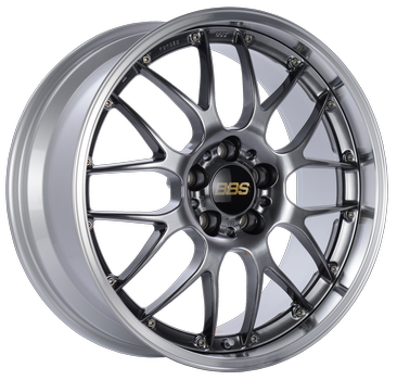 BBS RS-GT 20x10 5x112 ET22 Diamond Black / Diamond Cut Lip Wheel PFS/Clip Required