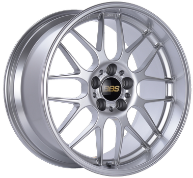 BBS RG-R 19x9.5 5x114.3 ET22 Sport Silver Polished Lip Wheel -82mm PFS/Clip Required