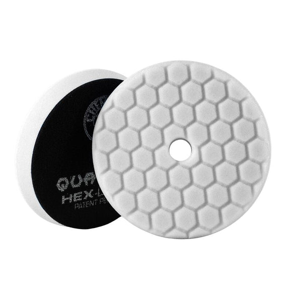 Hex-Logic Quantum Light-Medium Polishing Pad White (6.5 Inch) (Comes in Case of 12 Units)