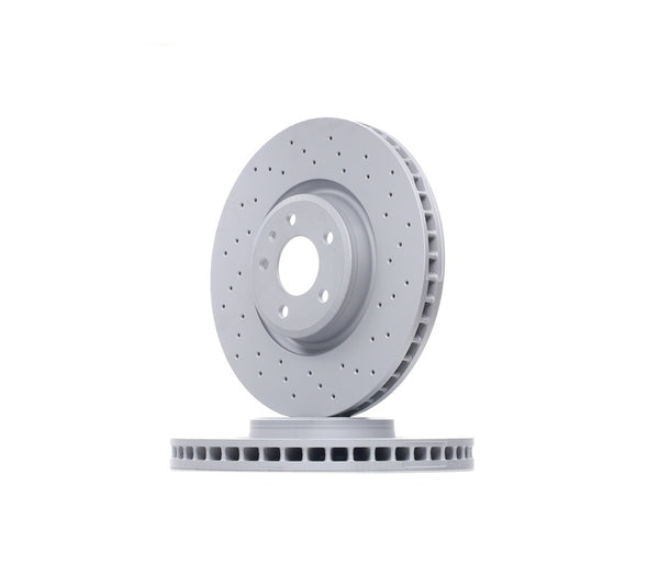 Front Brake Cross Drilled Rotor Set (350x34mm) - Audi / B9 / A4