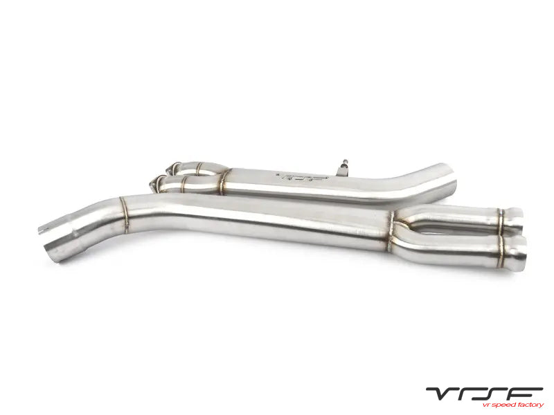 VRSF High Flow Single Mid-pipe Upgrade for 2015 – 2019 BMW M3 & M4 F80/F82 S55 - 0