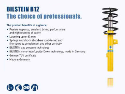 Bilstein B12 2009 Audi A4 Quattro Base Front and Rear Suspension Kit - 0