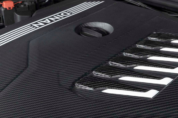 Dinan Matte Carbon Fiber Engine Cover - BMW / G2X / G4X / B58 | D590-0004