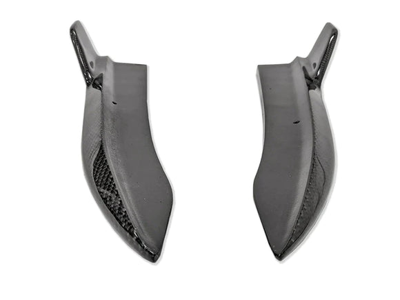 2019-2022 BMW 3 Series (G20) Type II Carbon Fiber Rear Splitters (Pair)