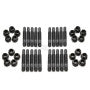 APEX PORSCHE MSI RACING M14X1.5MM WHEEL STUD KIT - BLACK LUG NUTS