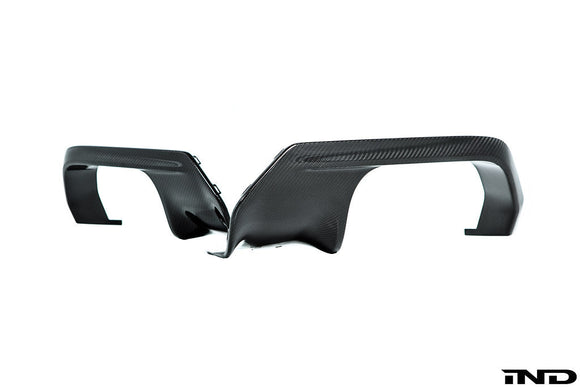 BMW M Performance F91 / F92 / F93 M8 Carbon Rear Exhaust Trim Set