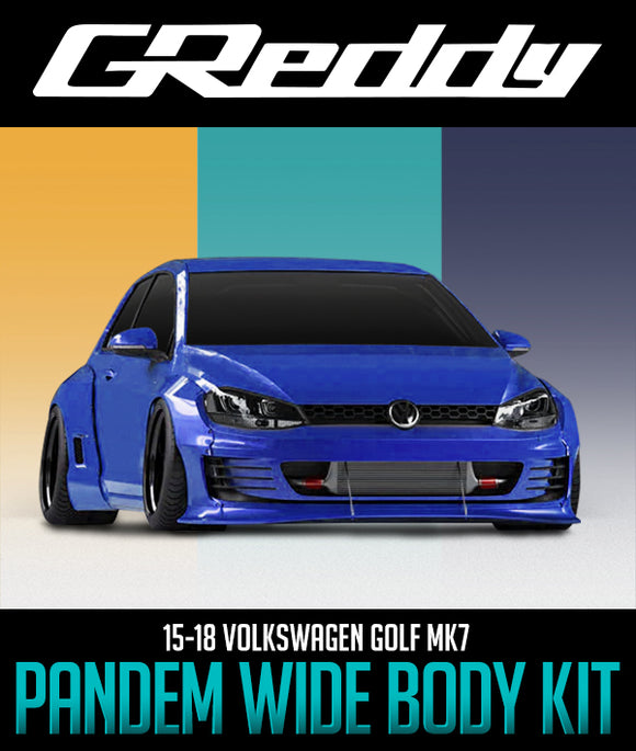 GREDDY PANDEM WIDE BODY AERO KIT: 2015–2018 VOLKSWAGEN GOLF MK7