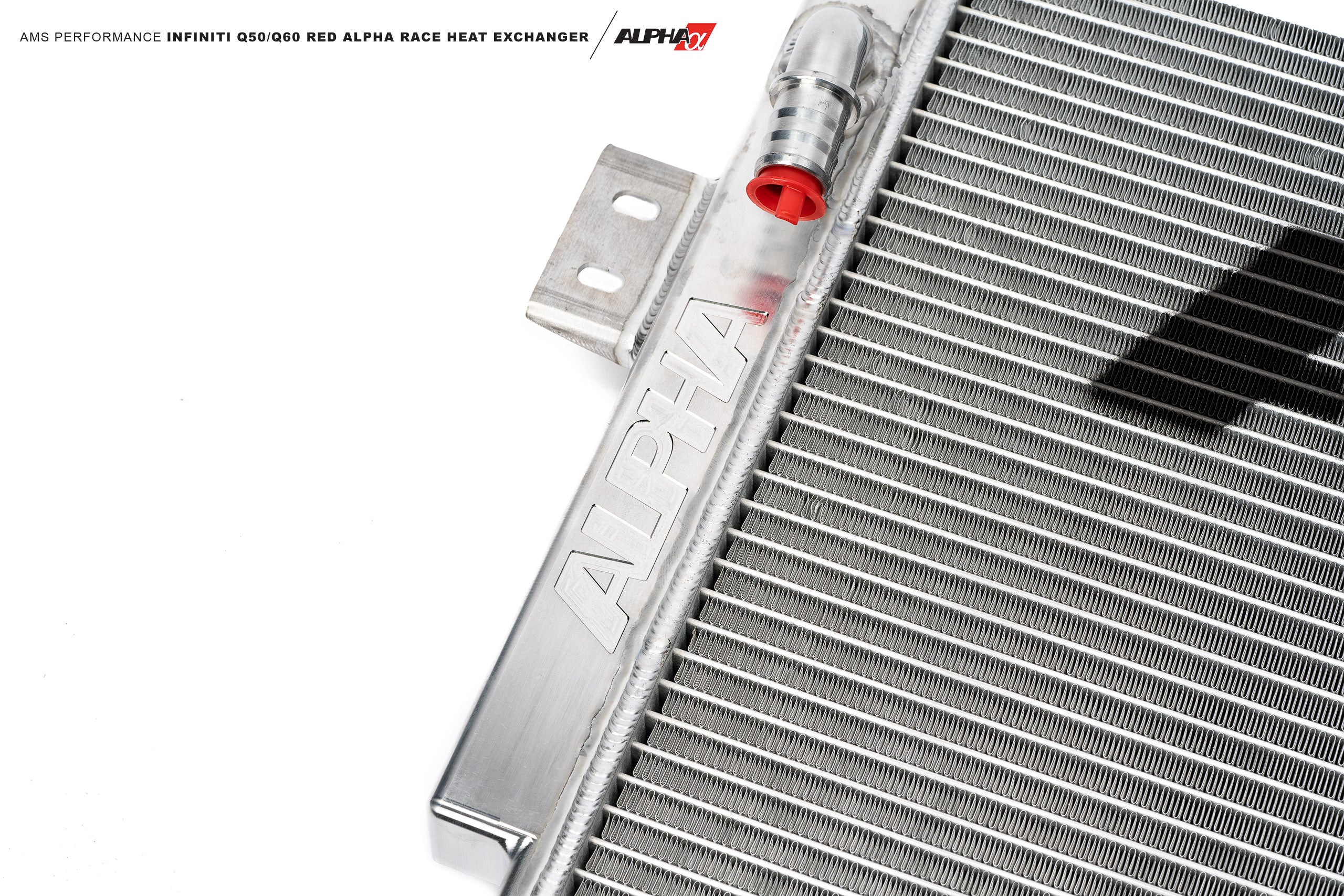 AMS Performance Q50/Q60 Red Alpha Race Heat Exchanger