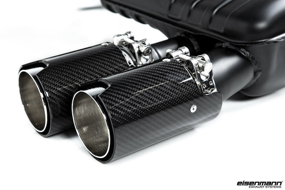 Eisenmann F87 M2 Competition Black Series Performance Exhaust + Carbon Tip Set - Valved