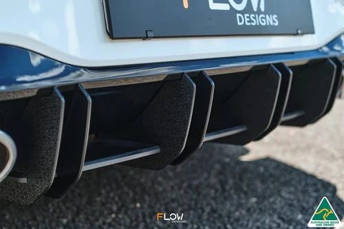 Flow Design MK8 Golf R Flow-Lock Rear Diffuser