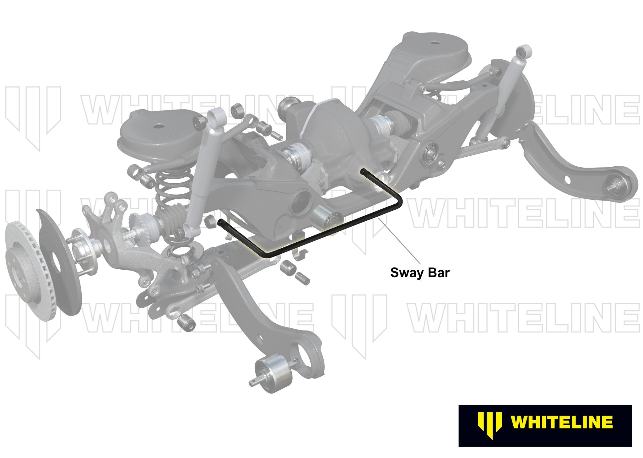 Whiteline 15-18 Volkswagen Golf R 24mm Rear Adjustable Sway Bar Kit - 0
