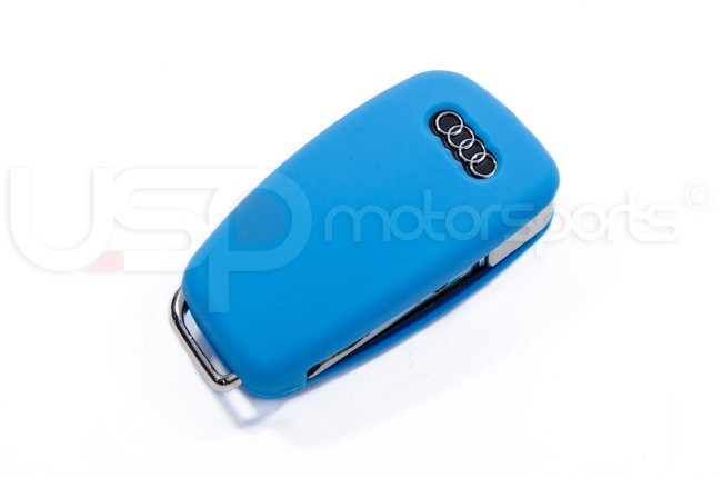 Silicone Key Fob Jelly (Audi Models)- Blue