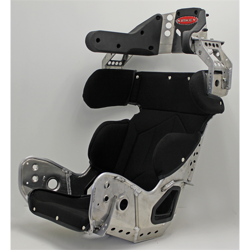 KIRKEY SEAT KIT - 14 INTERMEDIATE 18 LAYBACK CONTAINMENT SEAT & BLACK COVER