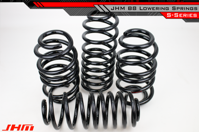 Lowering Springs, S-Series (JHM) for B8 A4-S4 - 0